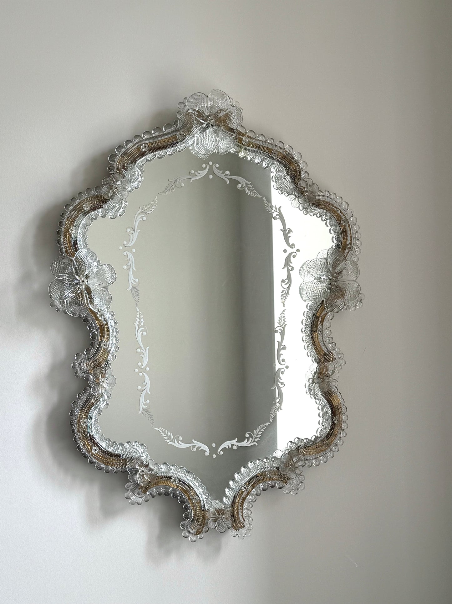 Vintage Murano mirror