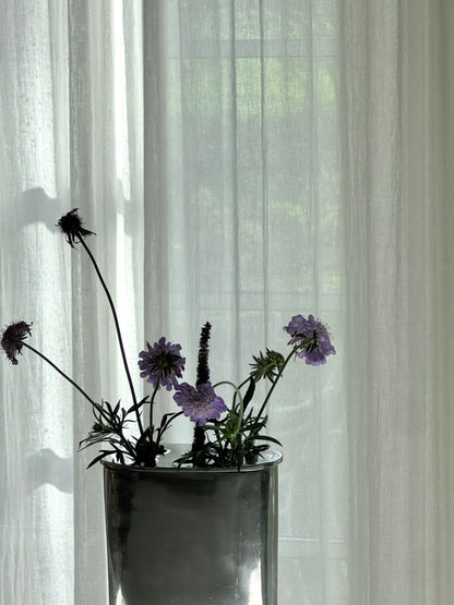 Vintage aluminium vase