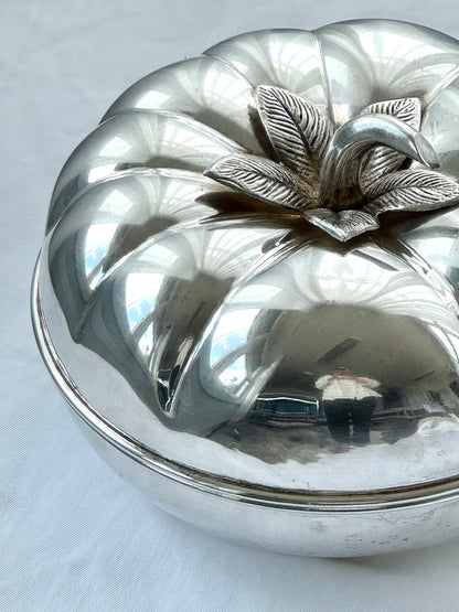 Silver plated tomato bowl