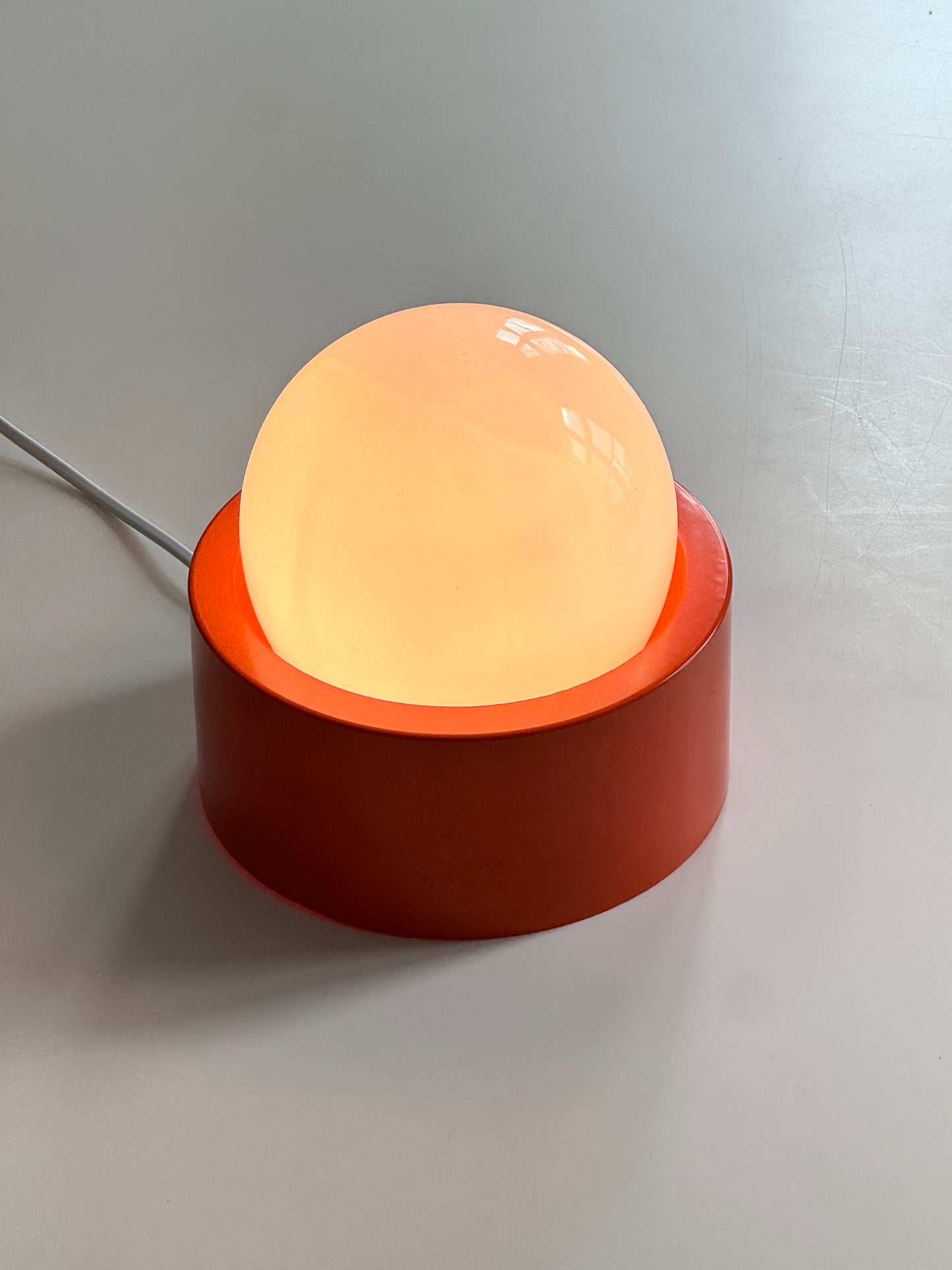 Vintage orange lamp