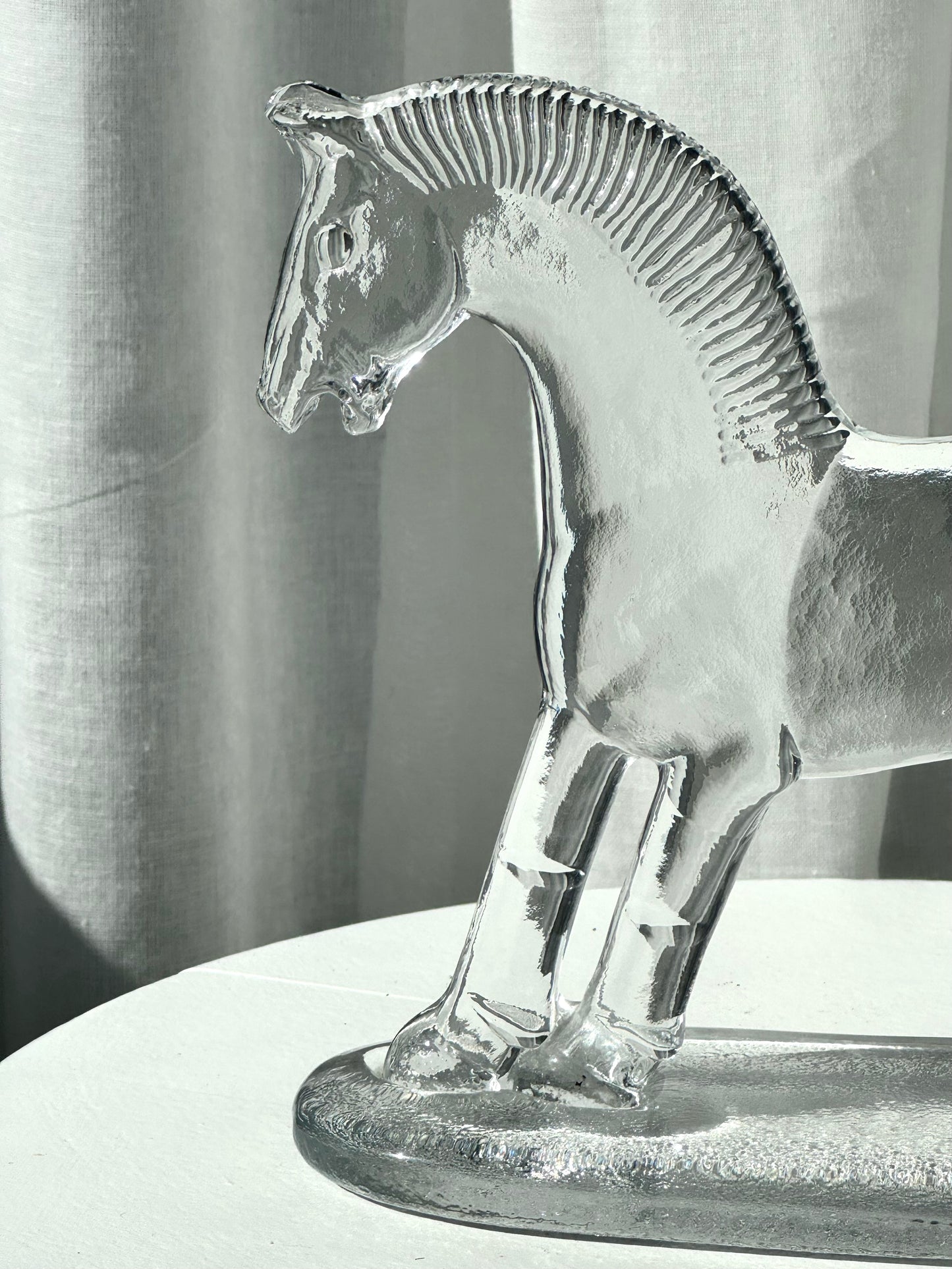 Glass horse