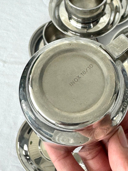 Inox italy espresso cups