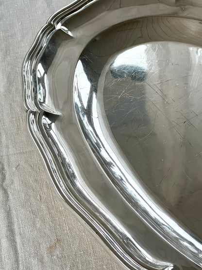 Silver plated dish