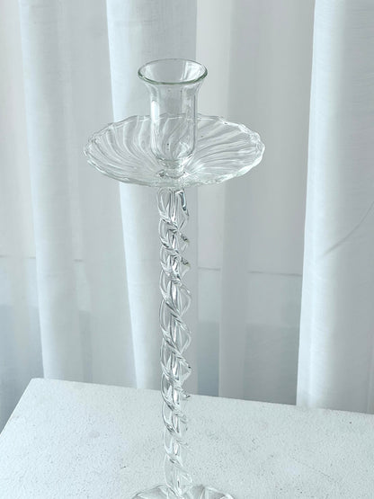 Tall murano candleholder