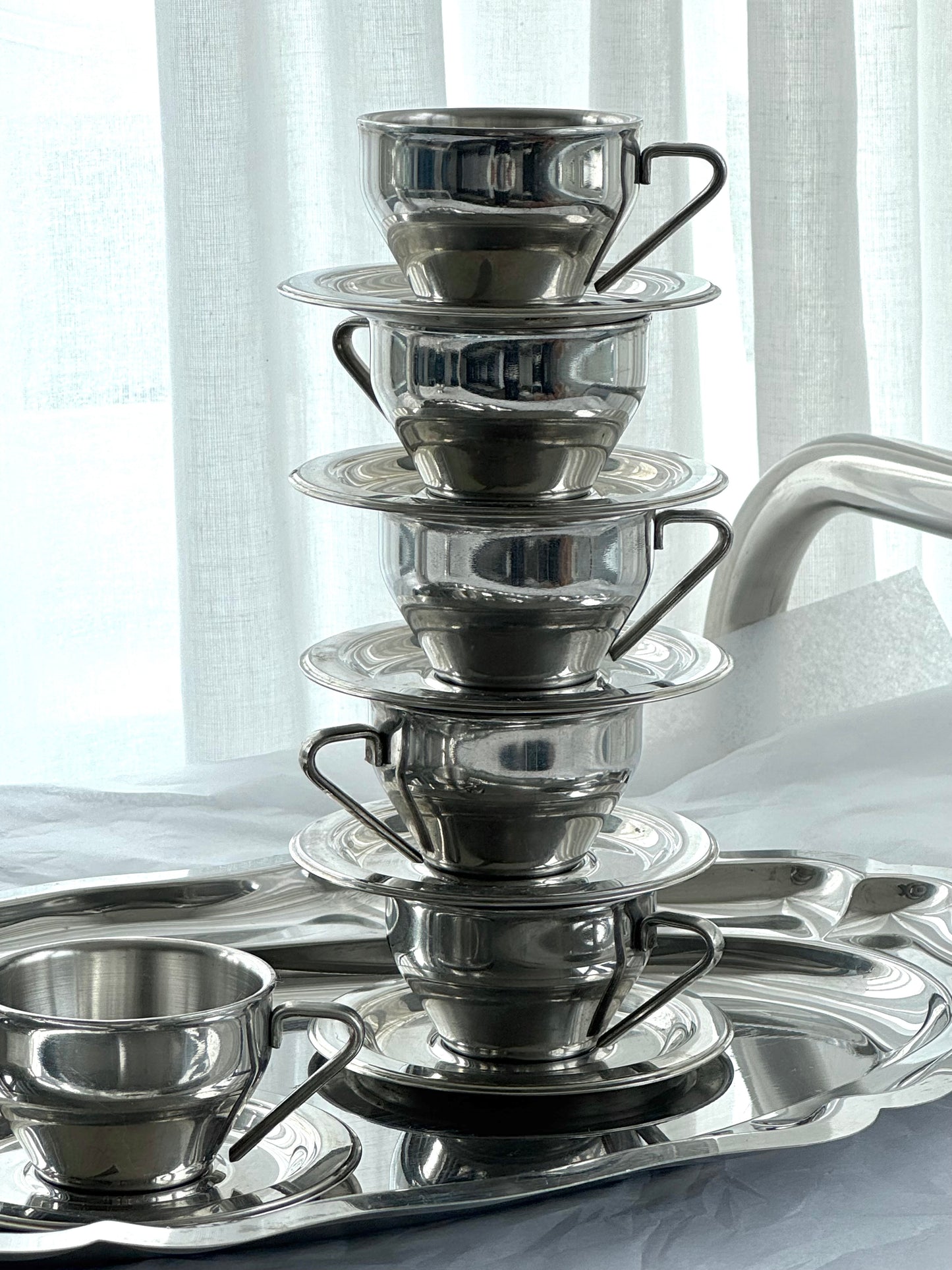 Inox espresso cups