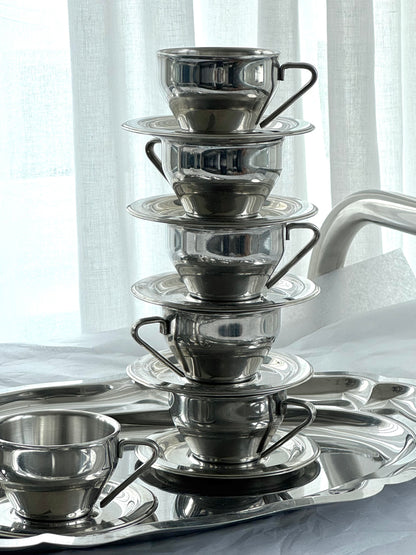 Inox espresso cups
