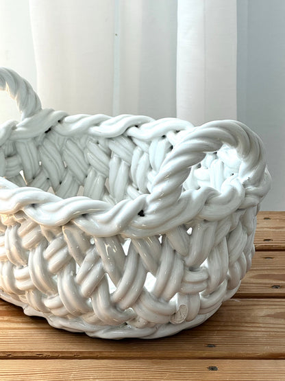 Ceramic basket