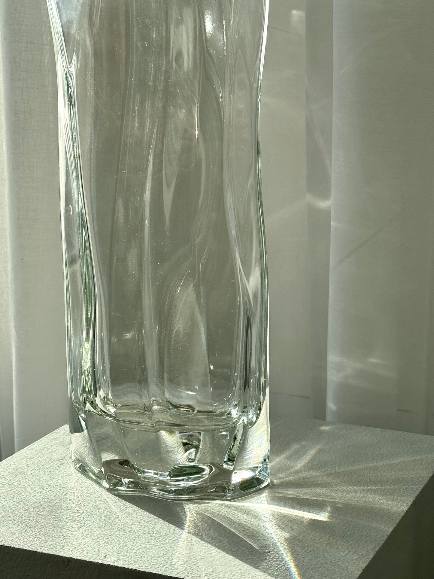 Tall handmade vase