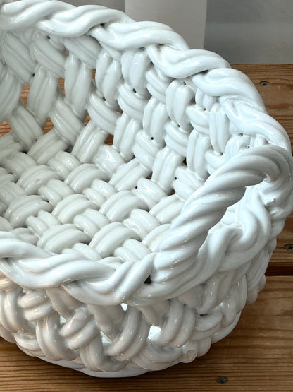 Ceramic basket