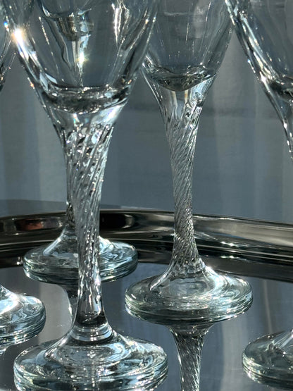 Swirling Wine glasses