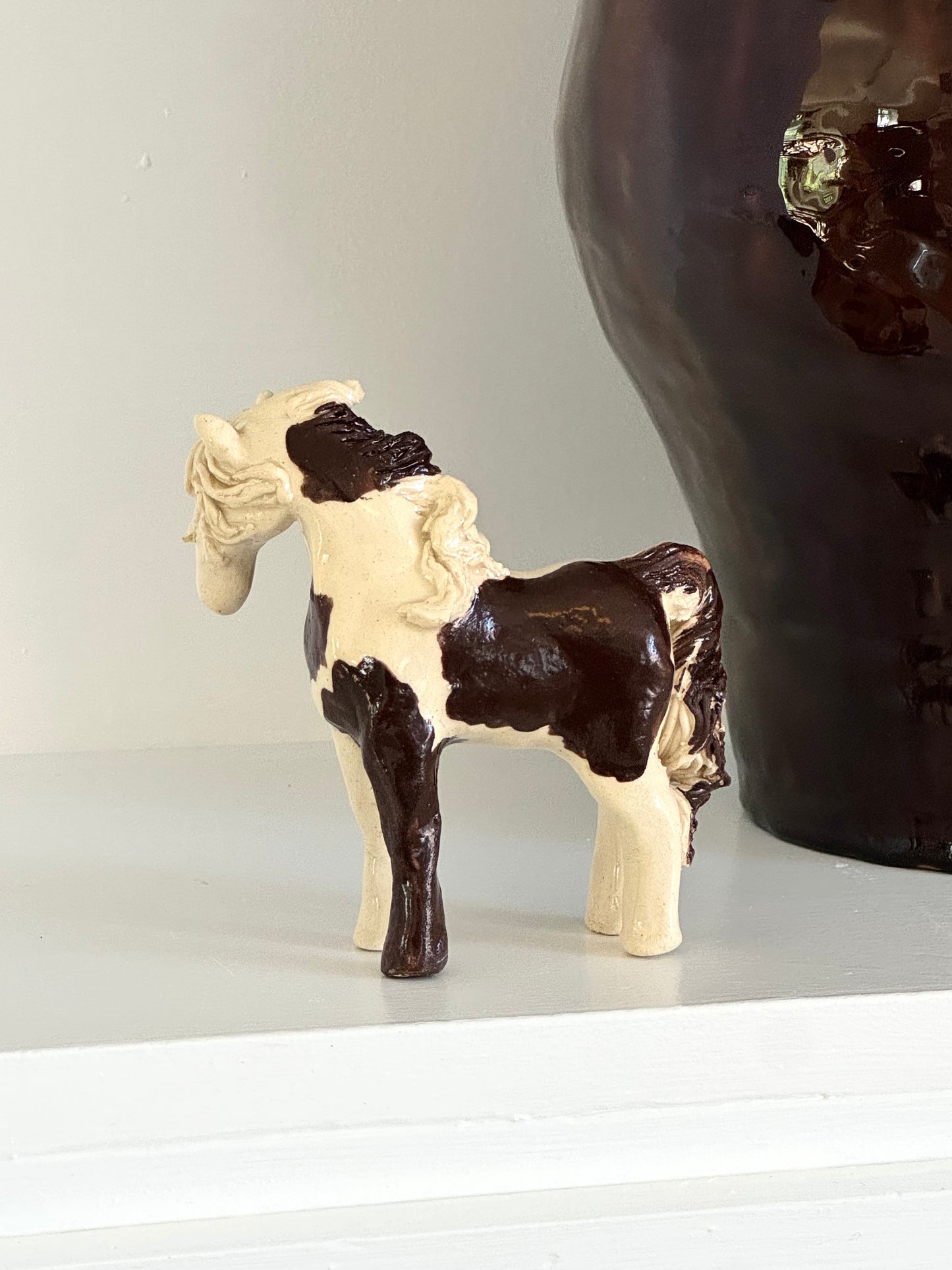 Handmade ceramic pony