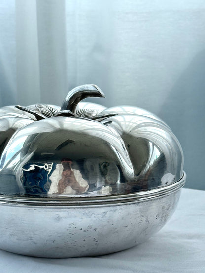 Silver plated tomato bowl