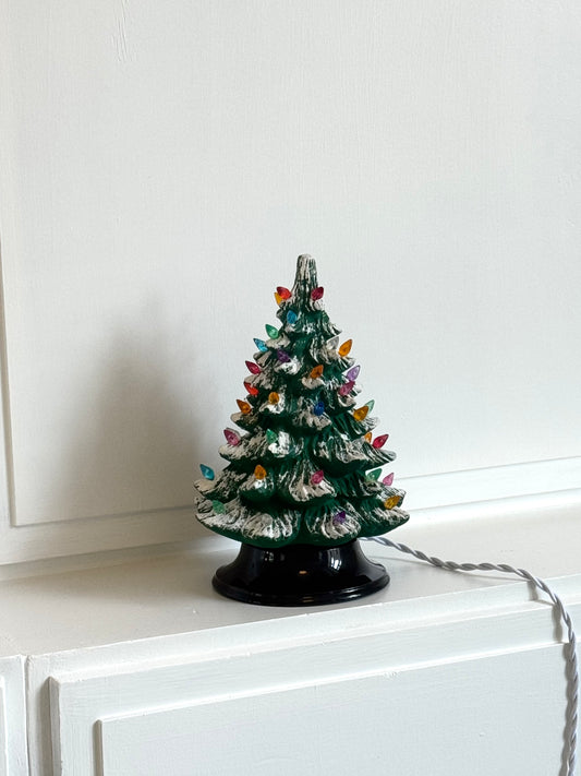 Small ceramic Christmas three