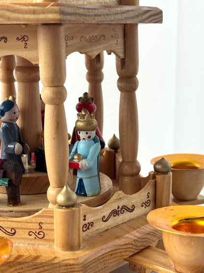 3 tier wooden pyramid