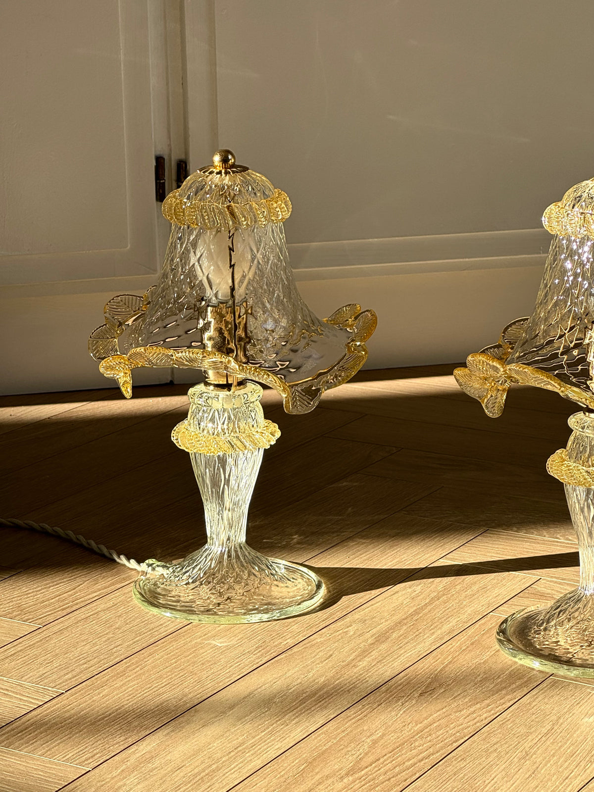 Vintage Murano lamps