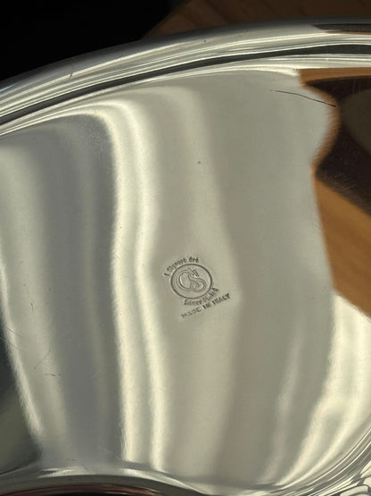 Silver plated clam dish