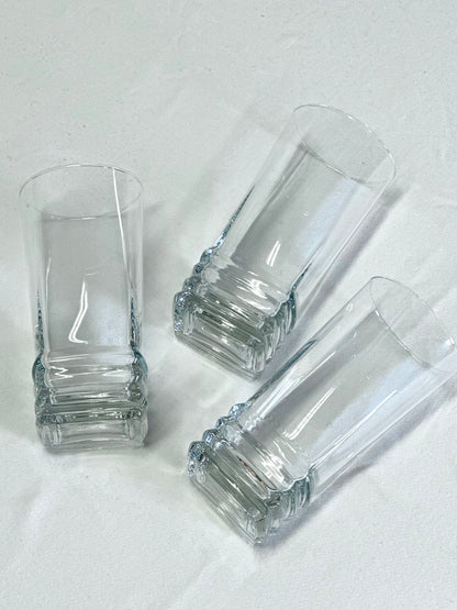 Detailed highball glasses