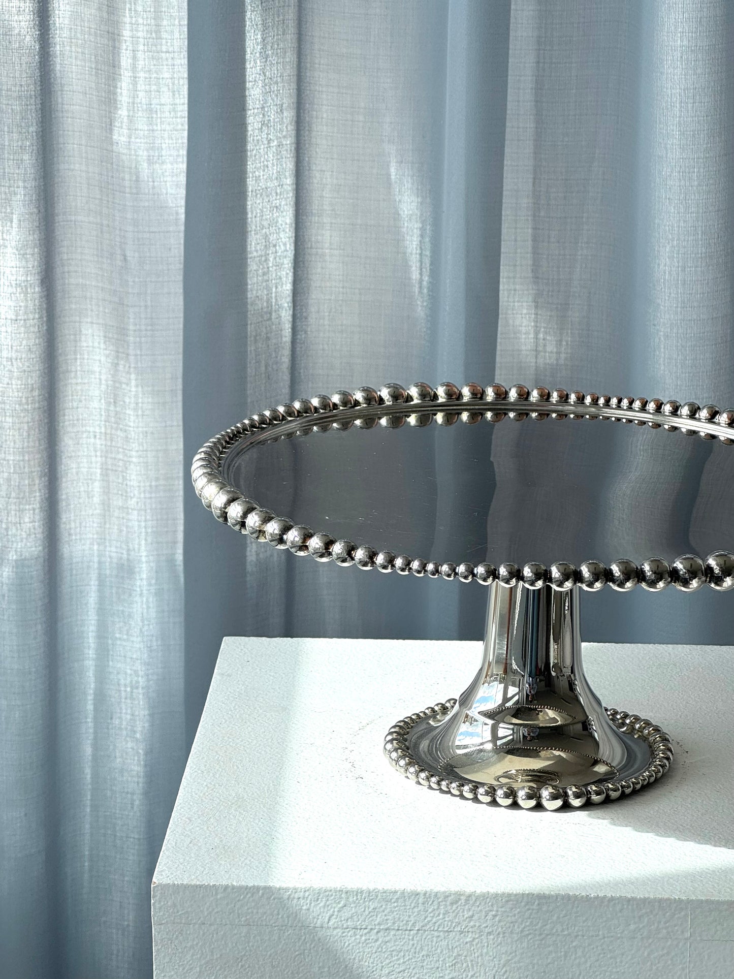 Silver plated stand