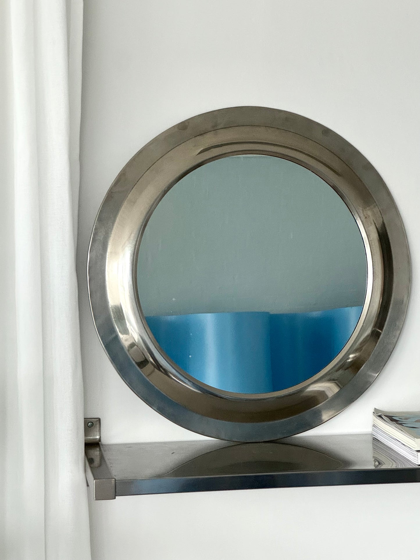 Vintage Steel mirror