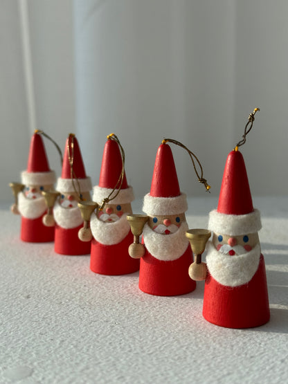 Wooden Santa clauses