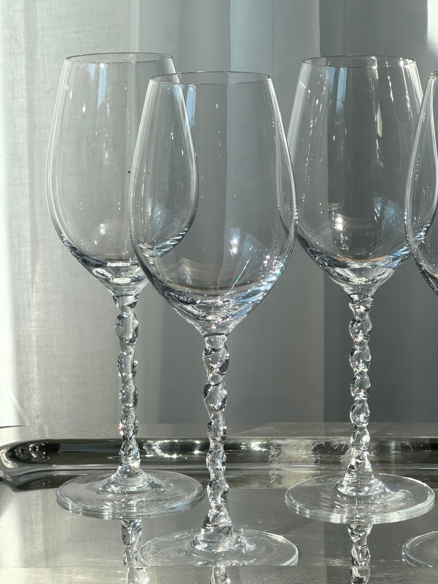 Swirling glasses