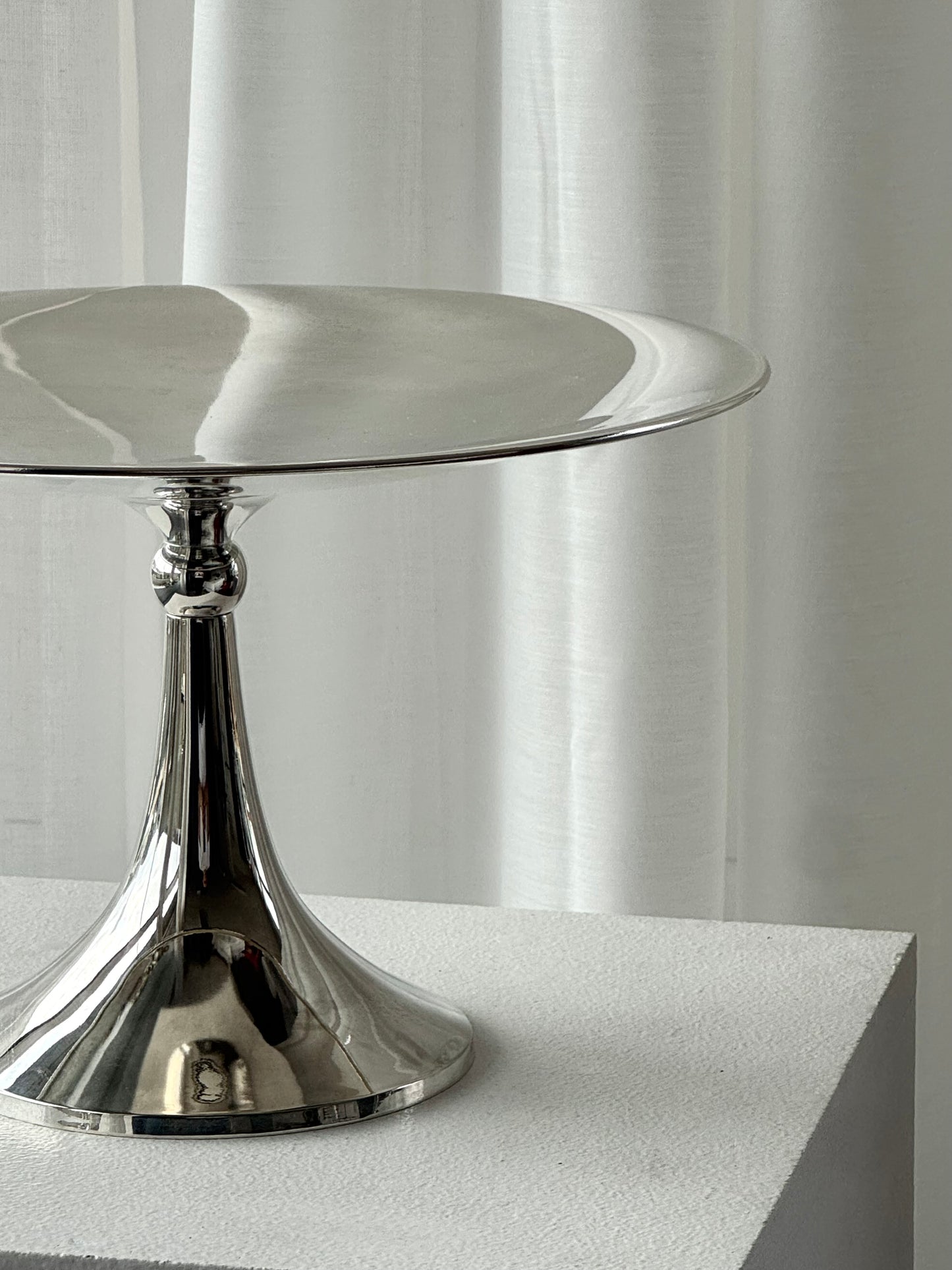 Silver plated stand