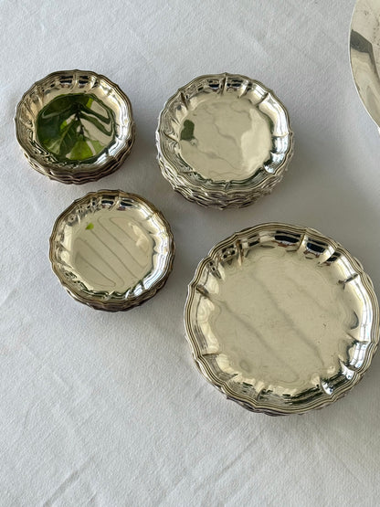 Silver plated dishes