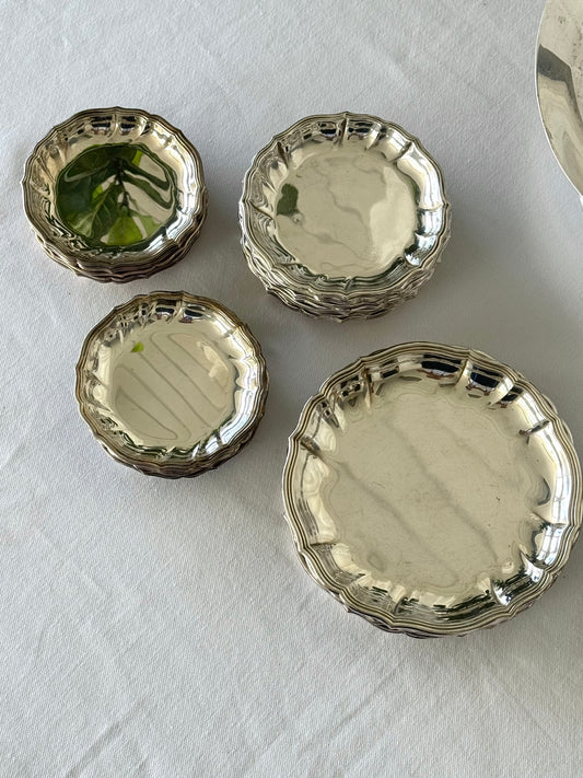 Silver plated dishes