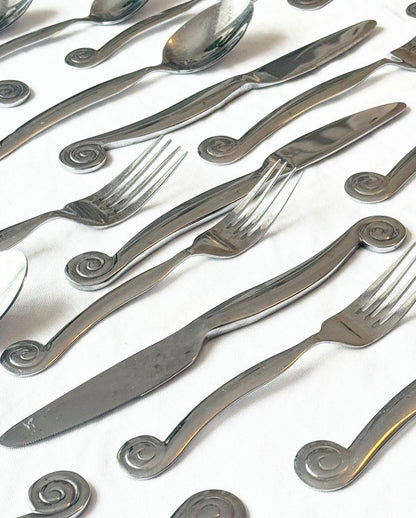 Gibson swirl cutlery