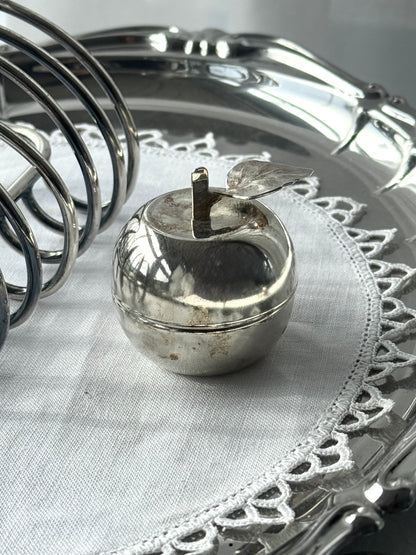 Silver plated Apple