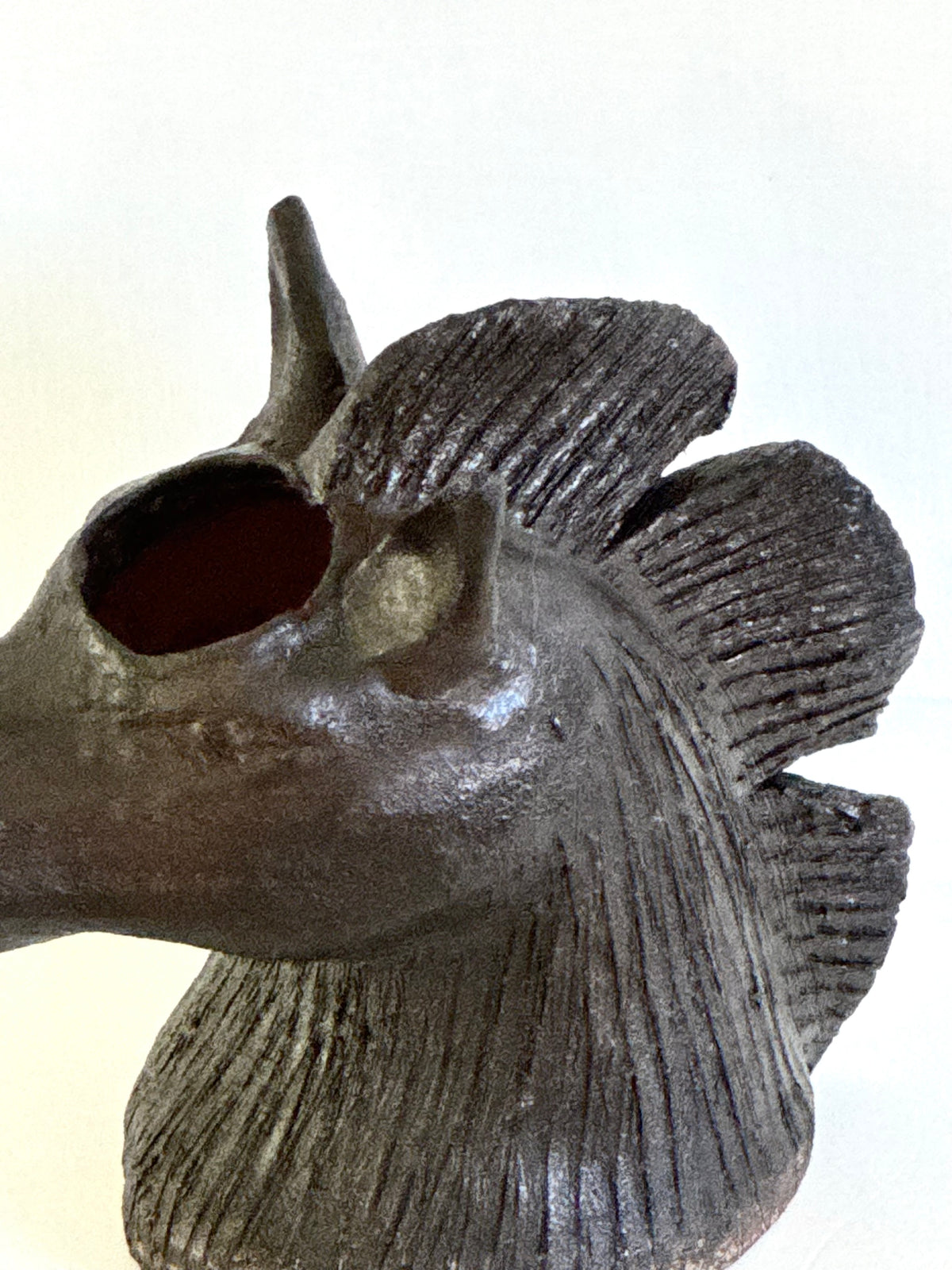 Horse head vase