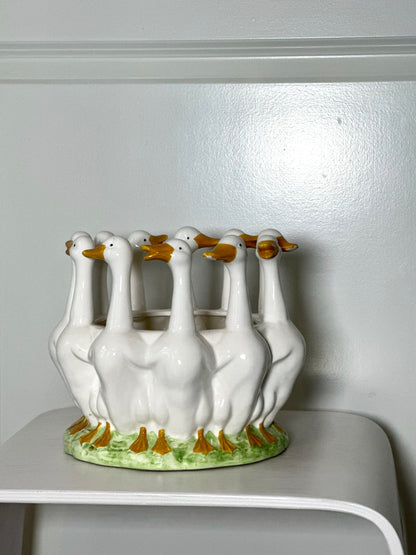Ceramic ring of geese