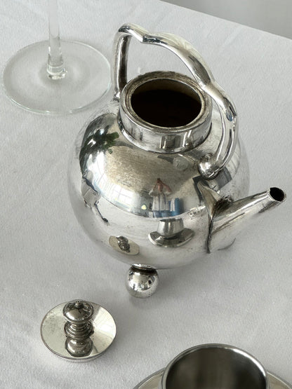 Silver plated tea jug