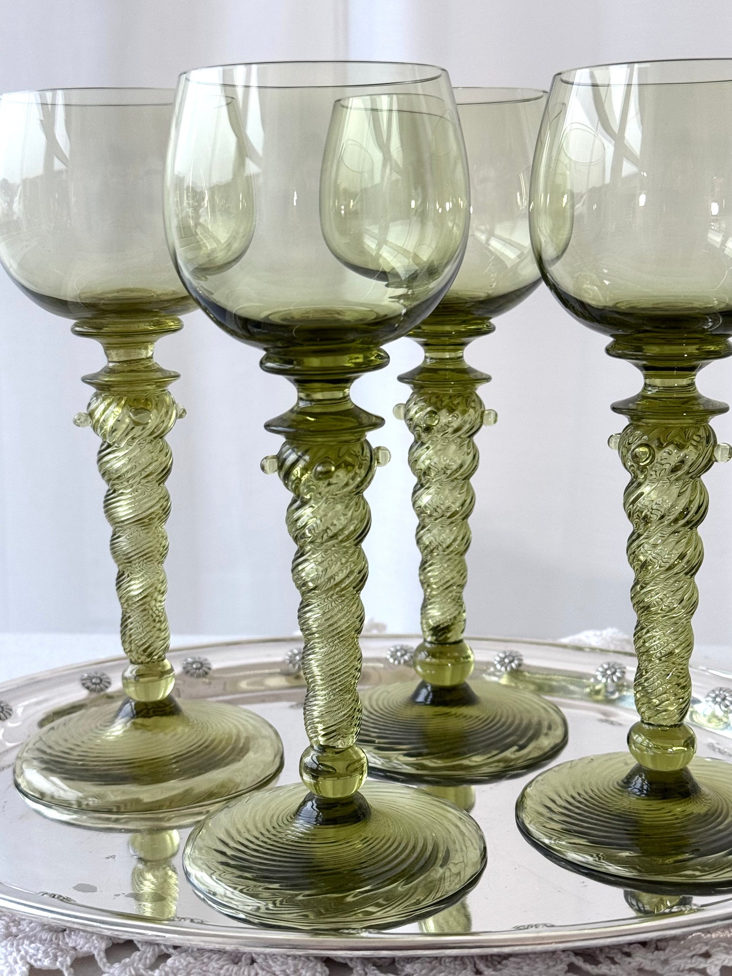 Swirling Wine glasses