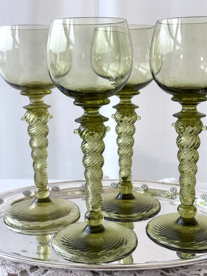 Swirling Wine glasses