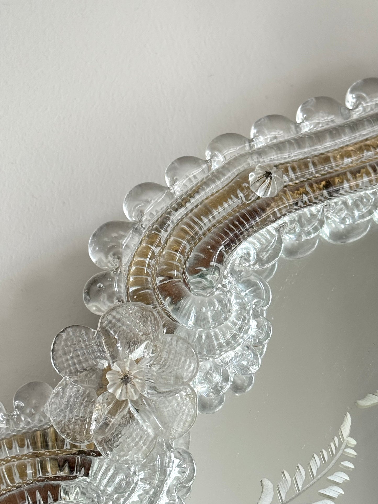 Vintage Murano mirror