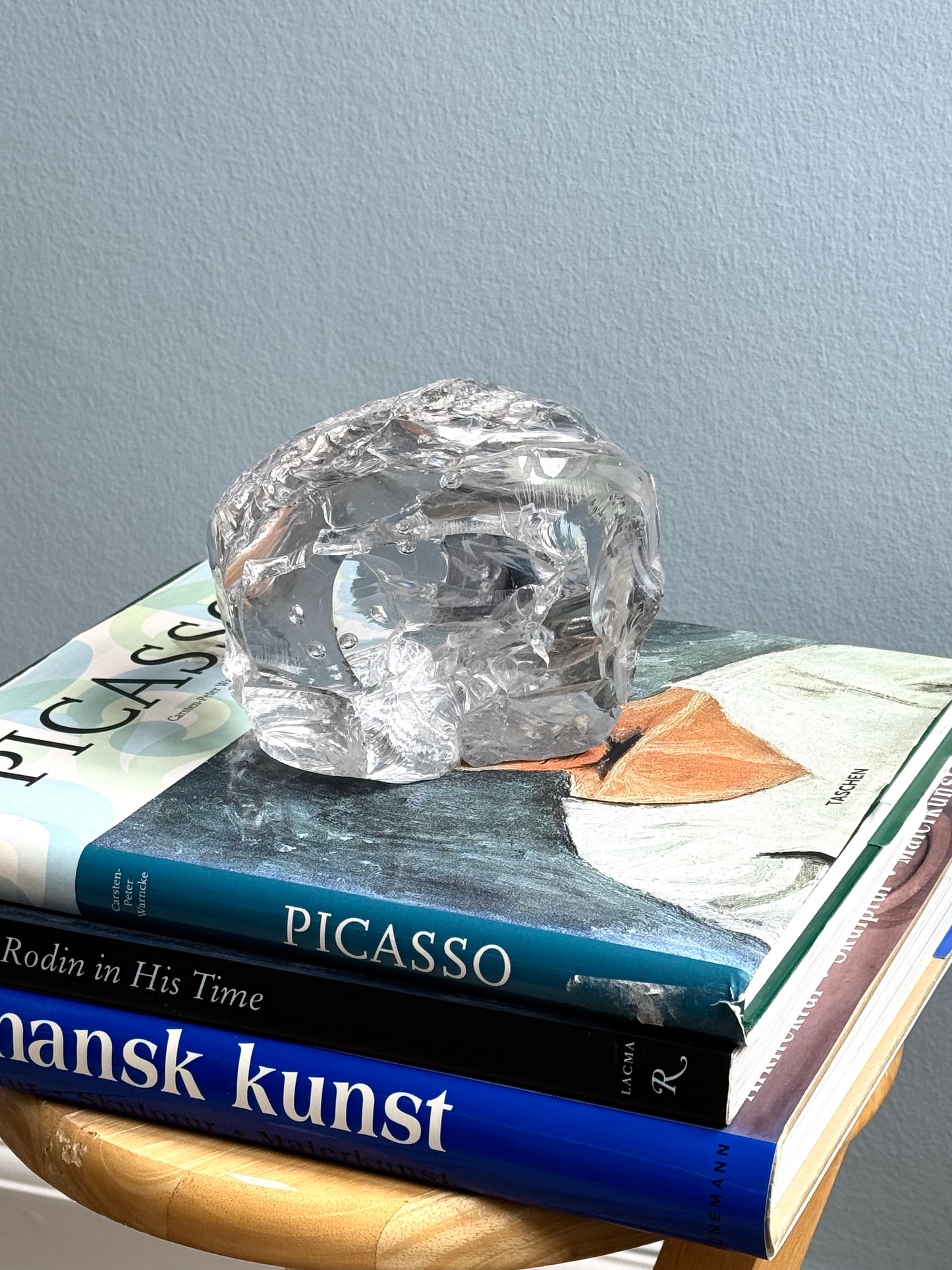 Clear raw glass
