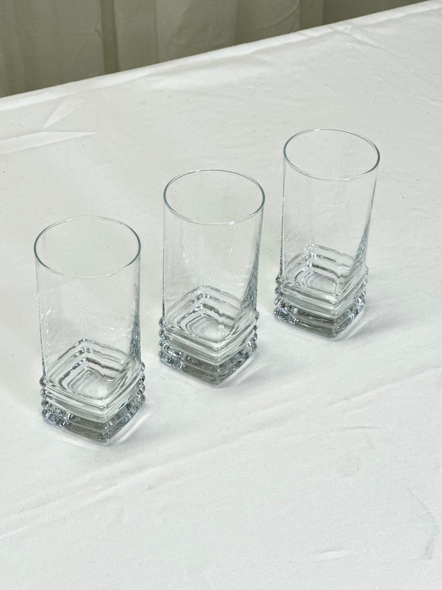 Detailed highball glasses