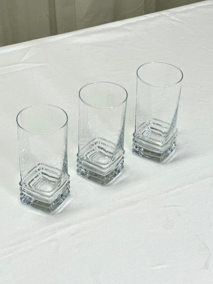 Detailed highball glasses