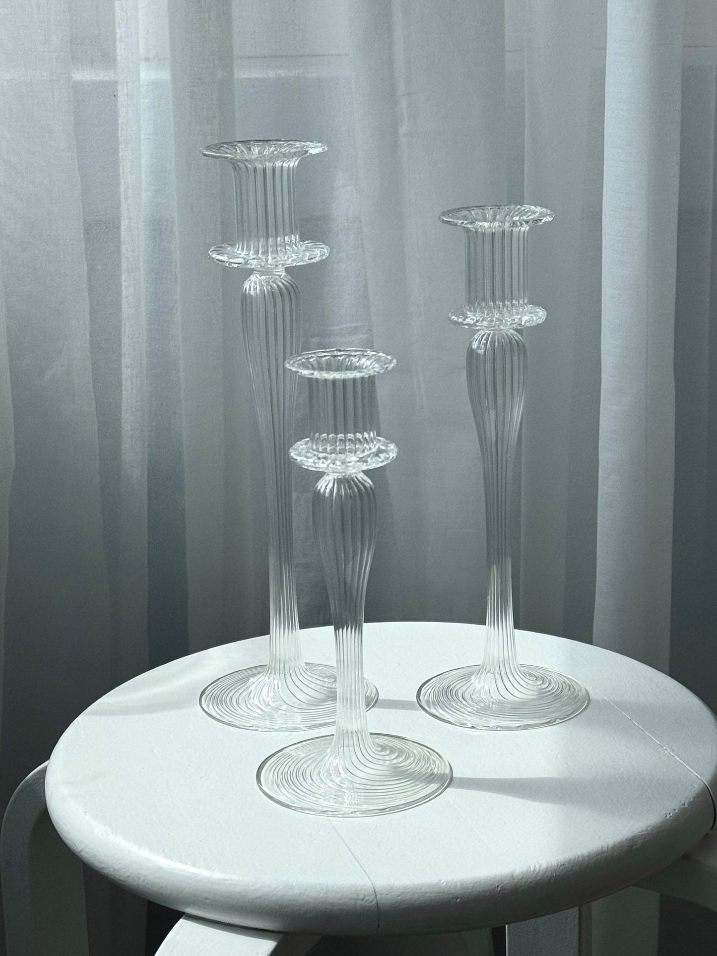 Murano candleholders