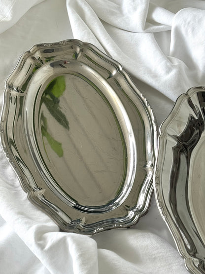 Vintage steel dishes
