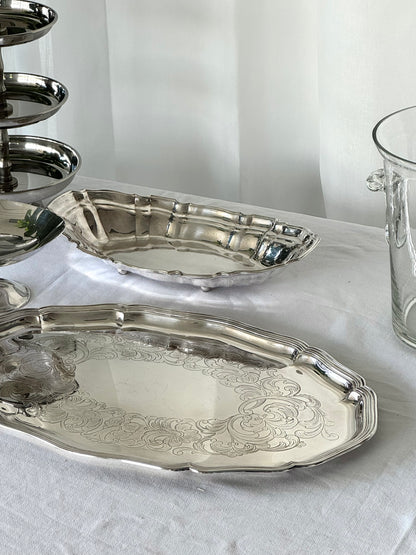 English Silver plate bowl