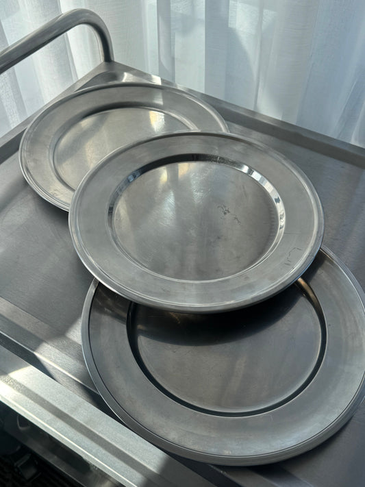 3 Steel dishes