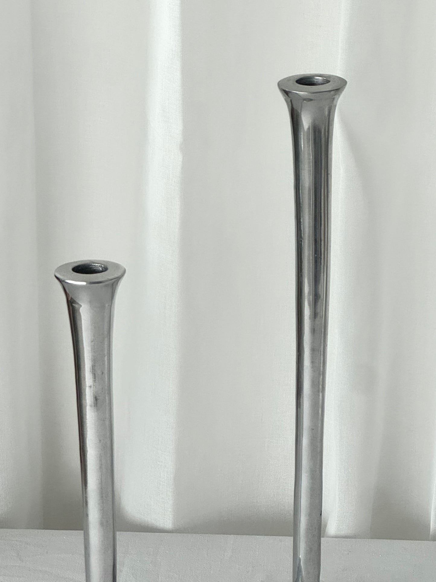 Aluminium candleholder