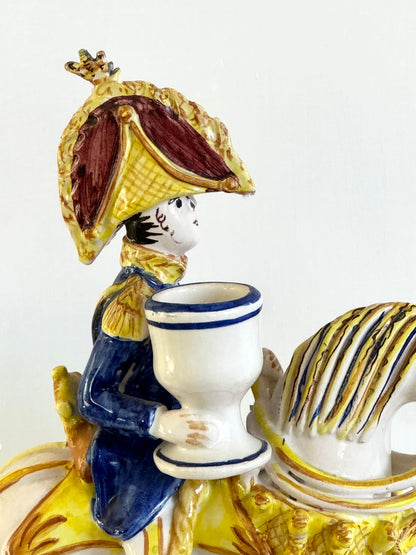 Handmade ceramic candleholder