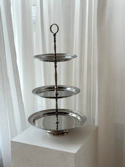 Chrome 3 tier etagere