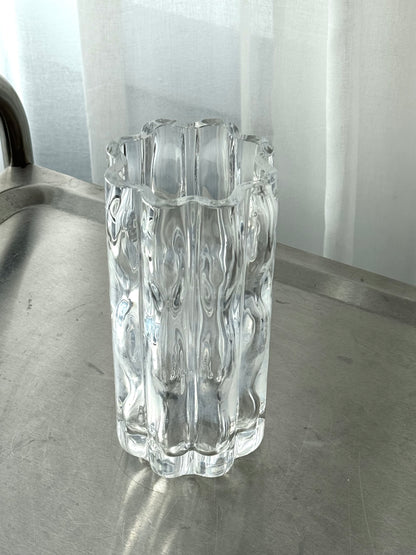 Heavy crystal vase
