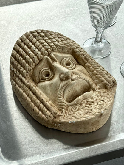 Vintage face relief