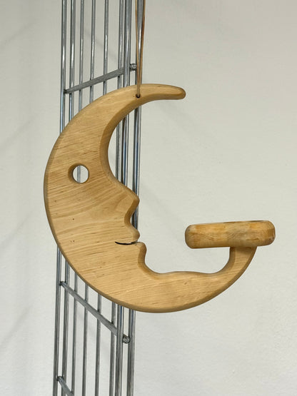 Wooden Moon Candleholder