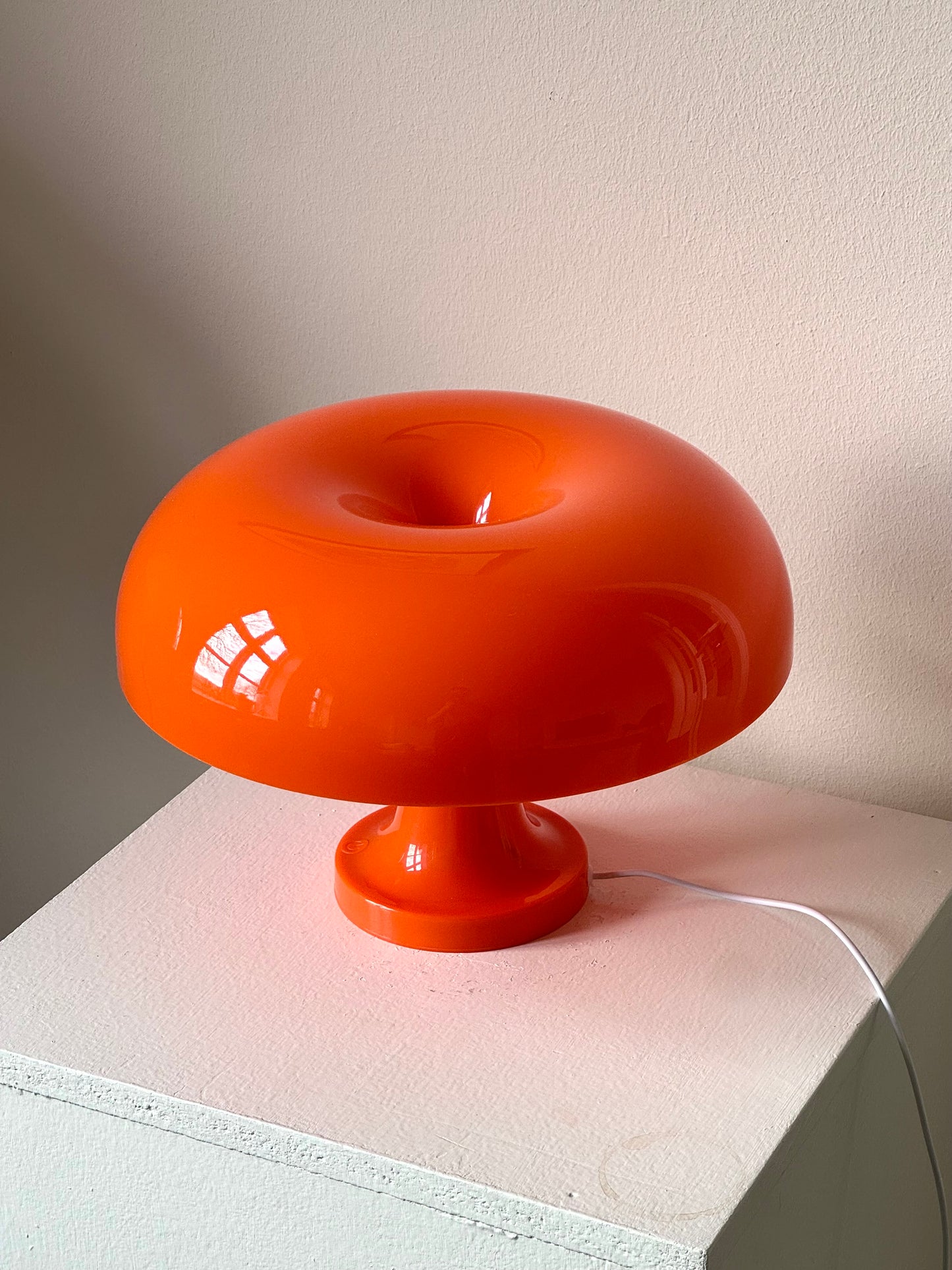 Orange table lamp